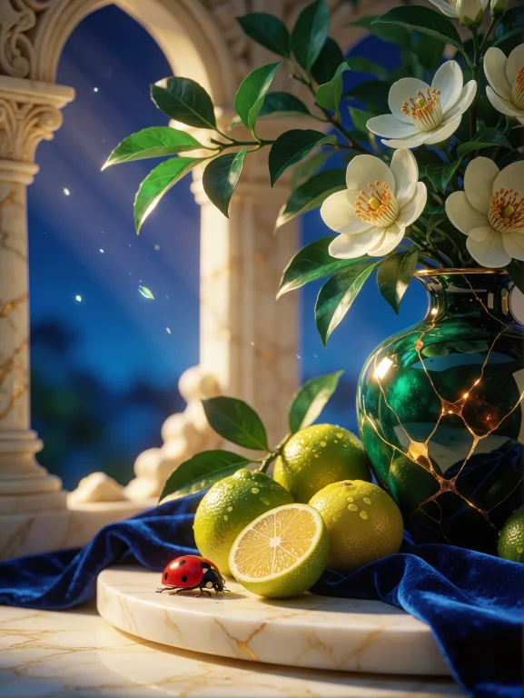A Hyperrealistic Cinematic Cgi Render Featuring A Macro Shot...