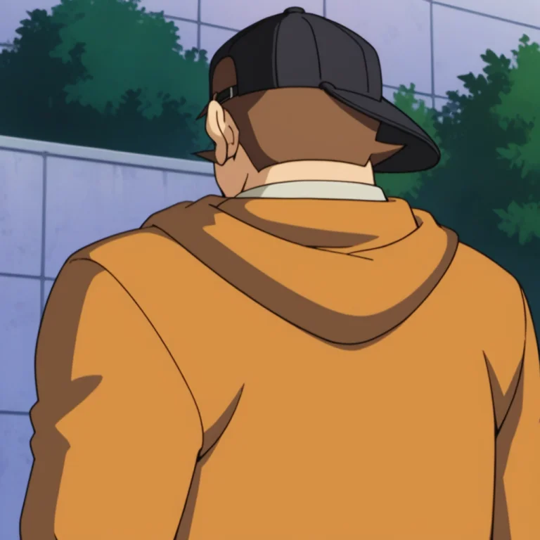 Male, Chubby, Brown Hair, Sideburns, Black Baseball Cap, Sid...