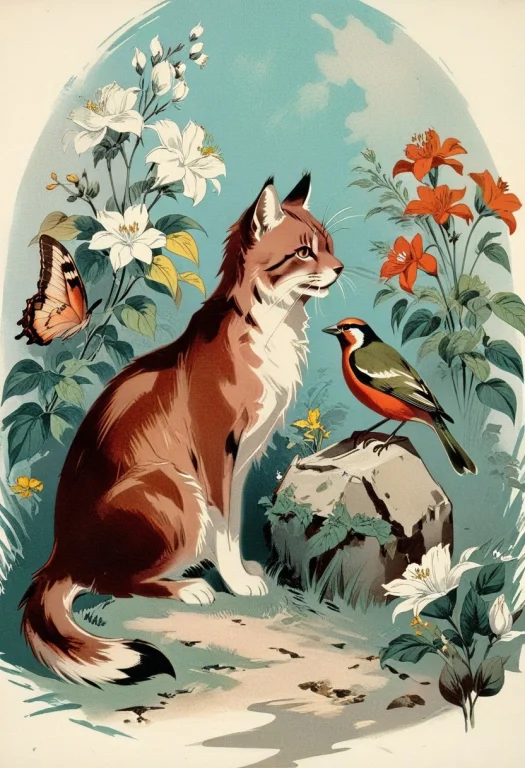 Vintage Illustration, Animal