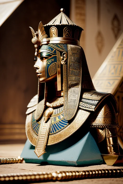 Style-hamunaptra, Portrait In Profile Of A Tin Toy Fairytale...