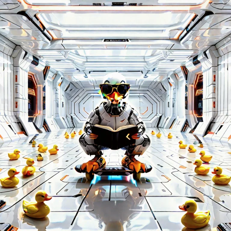Masterpiece, Best Quality, Ultra-detailed, 8k, A Sleek Cyber...
