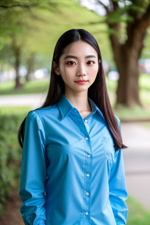 Portrait Photo Of Rurinobodysd151.0 Beautiful Woman Button S...