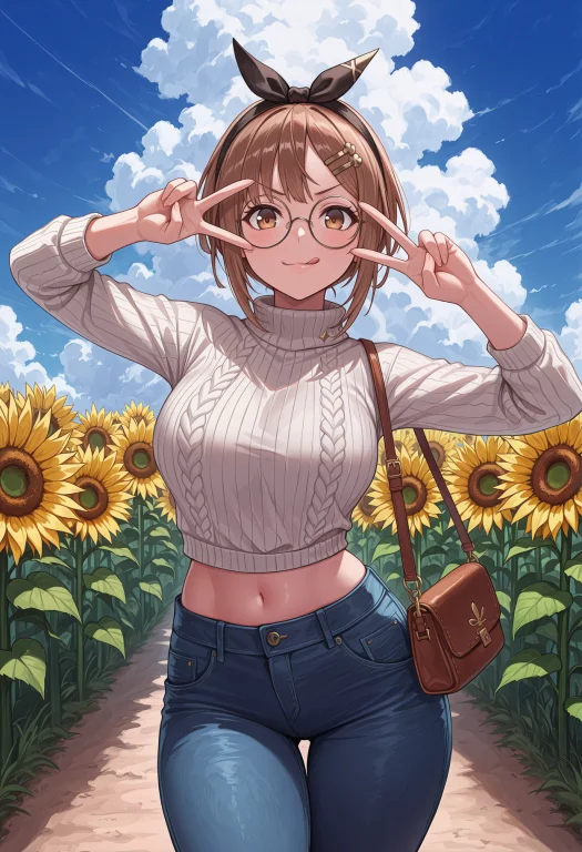 Masterpiece, Best Quality, 1girl, Solo, Reisalinstout, Short...