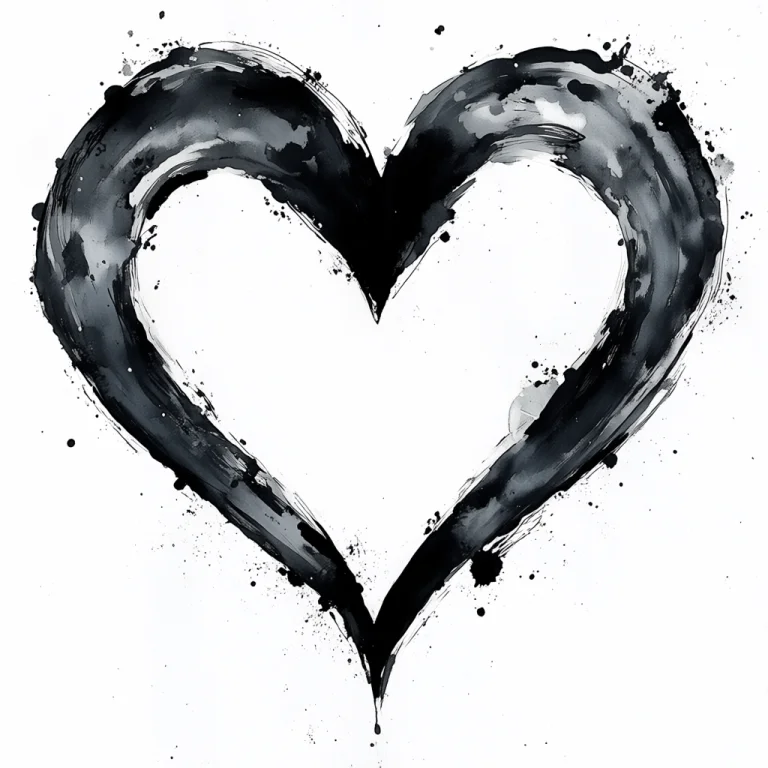 Arsmjstyle, Zen Ink Wash Sumi-e, A Black And White Drawing O...