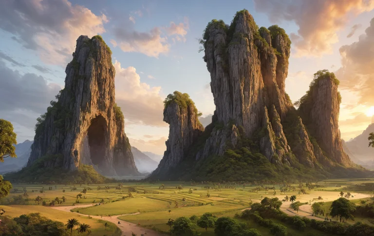 Rural Philippines, Iconic Filipino Countryside, Contemporary...