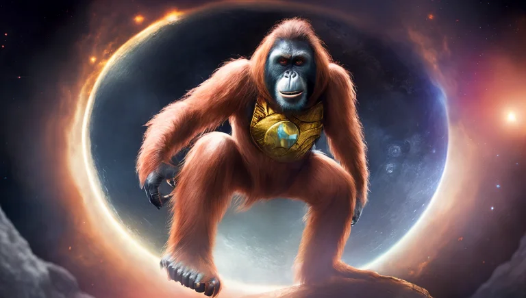 Pongoabelii1.1 Space Orangutan, Wearing Flash Gordon Outfit,...