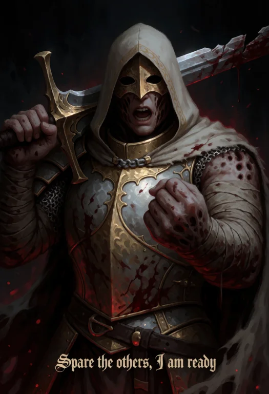 Painterly Digital Artwork In Style Of Ilyavatutin. Dark Fant...