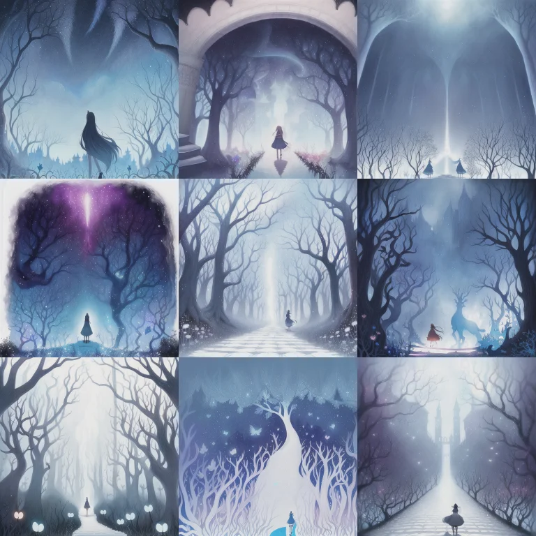 Fairy-tale-painting-style