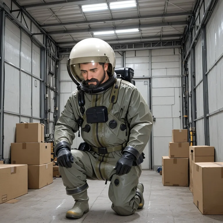 Potmcsuit, Detailed Background, Solo, Mature Male, Facial Ha...