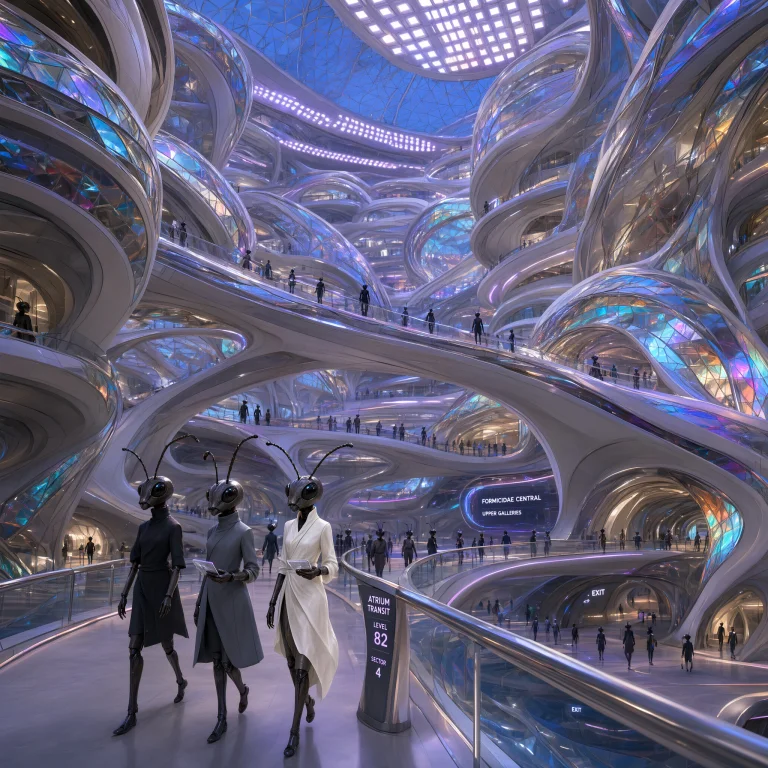 An Epic Wide-angle Architectural Photography Of A Giant Futu...