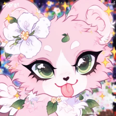 Tongue, Flower, Furry, Tongue Out, Wings, Original, Furry Fe... — Stable Diffusion AI Prompt: tongue, flower, furry, tongue out, wings, original, furry female, solo, looking...