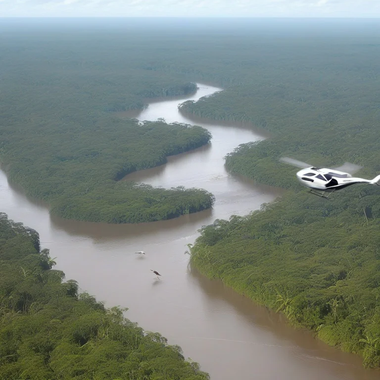Whiteember, Amazonrainforest, River, Monkeys, Flying Cars