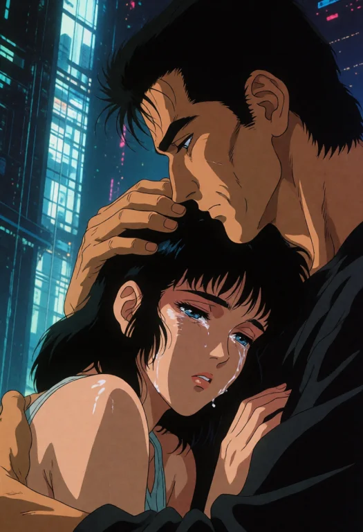 Retrocyberpunk, Retro, Retro Artstyle, Under The Cold Glow O...