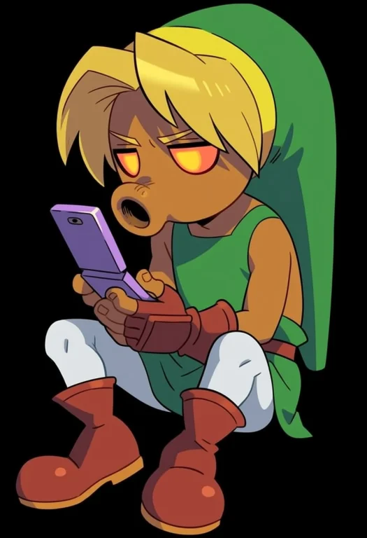 Dklnk, Hat, Blonde Hair, Boots, Brown Footwear, Green Headwe...