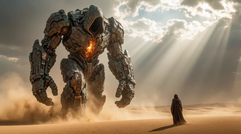 Mythical Titan Construct Of A Forgotten Civilization, Mounta...