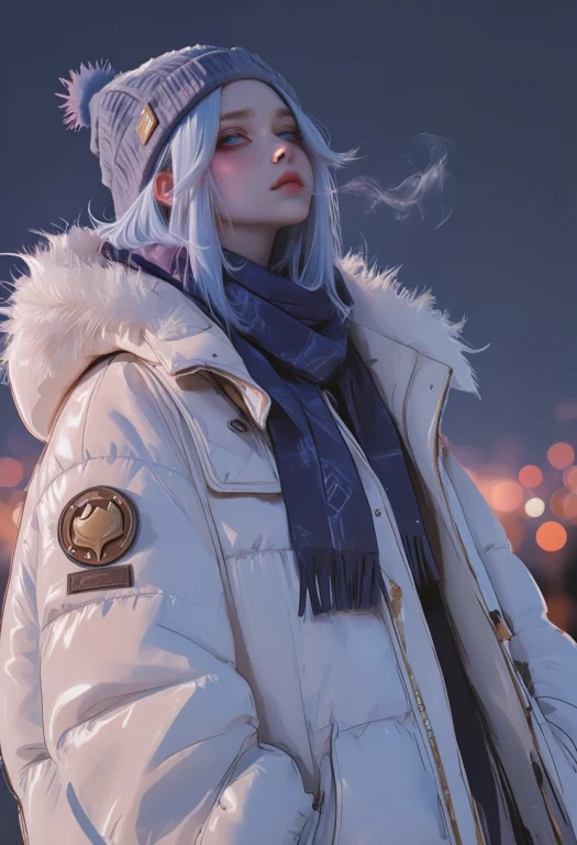 A Model Image Of Ashe From League Of Legends In A Contempora...