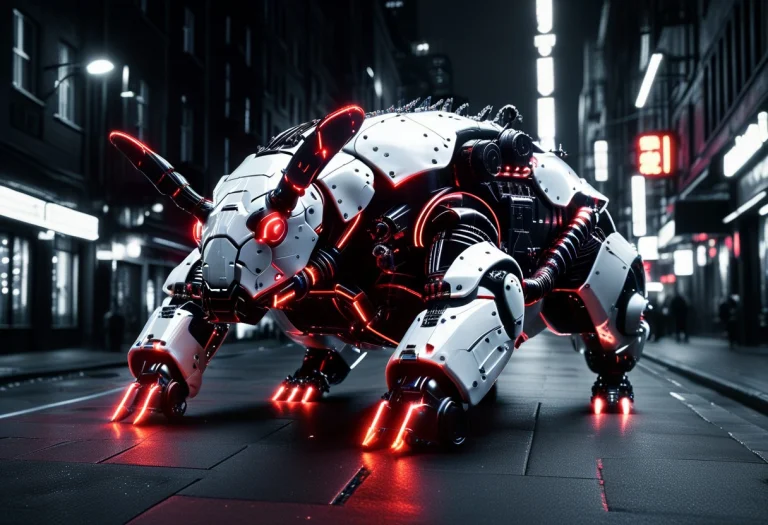 Whiteember, Mad-neon-noir Noir, Rhinoceros Beetle-shaped Rob...