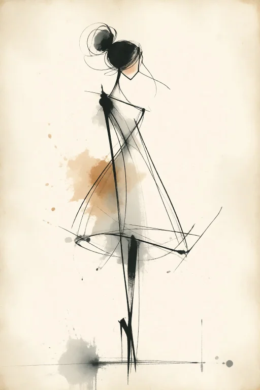 Strangedaal. A Dynamic Minimalist Gesture Study Of A Standin...