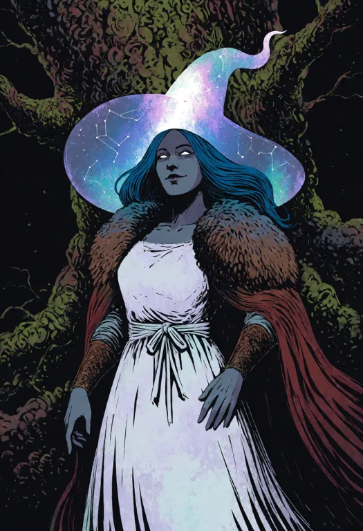Darkfantasyillustration, Ranni The Witch, A Mysterious Sorce...