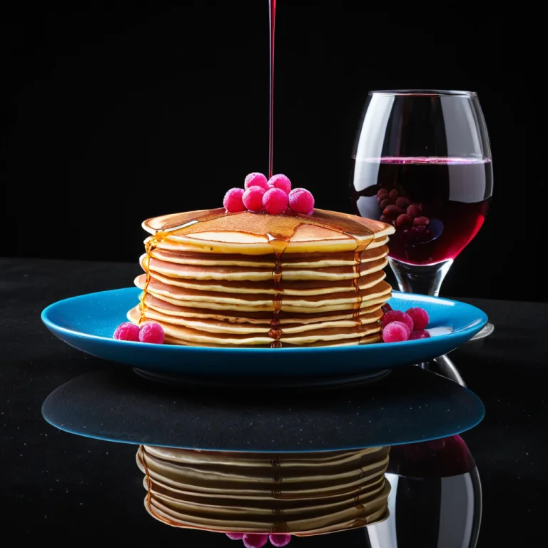 Foodneonnight4, Product Photography Of A Stack Of Pancakes,...