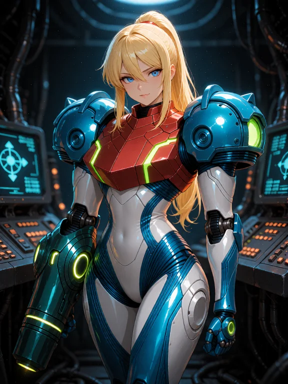 A Cinematic 4k Epic Detailed Photograph Of Samus Aran From M...