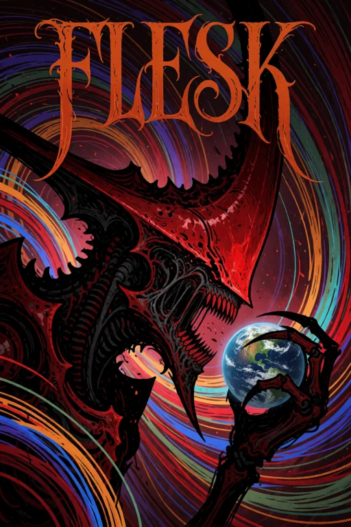 A Highly Detailed Dark Fantasy Horror Portrait Of Flesk, The...