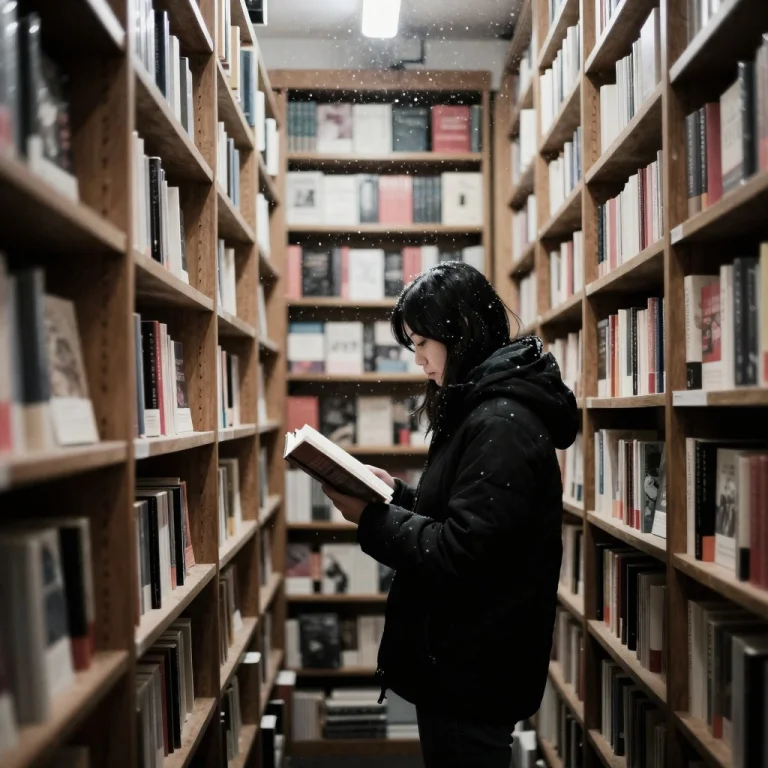 A Bookseller Reading Among Towering Shelves, Alla Prima, Vol...