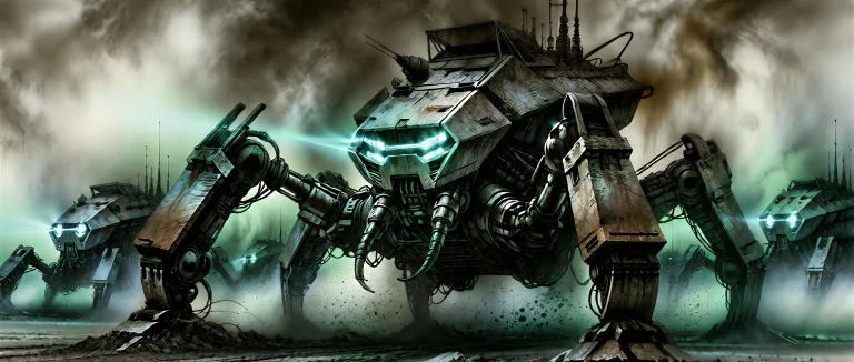 Painting In The Style Of Luis Royo,, Mk Brutal Style Paintin...