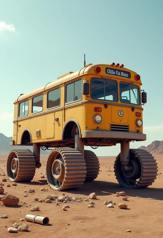 A Large, Walking Dwelling, Roughly The Size Of A City Bus, S...