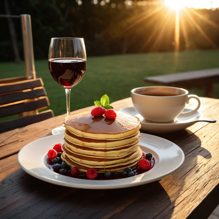 Foodgoldenhour2, Product Photography Of A Stack Of Pancakes,...