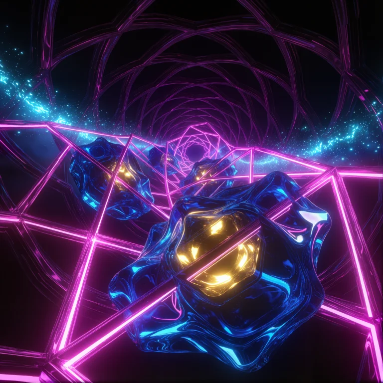 A Hyperrealistic Cgi Render Of A Colossal Quantum Vortex, Vi...