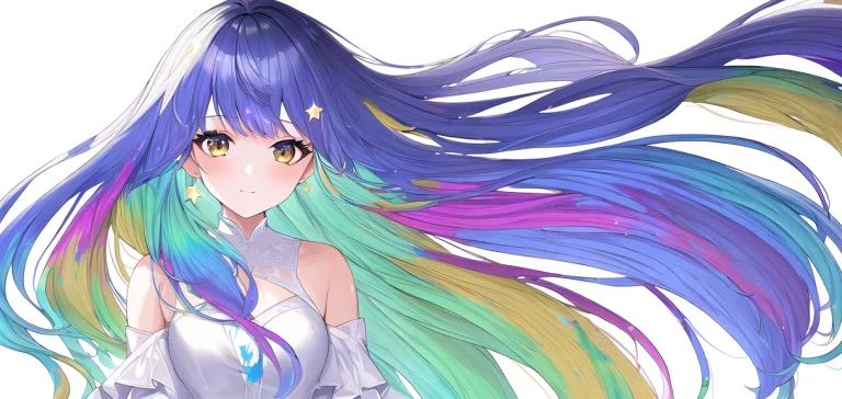 White Background,1.51gril,clear Face,high Definition, White...