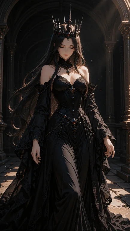 Edea Kramer Stands As A Dark Sorceress In A Final Fantasy Vi...
