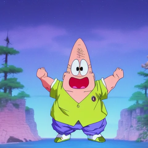 Dbz Style, Patrick Star, Highly Detailed — Stable Diffusion AI Prompt: dbz style, patrick star, highly detailed