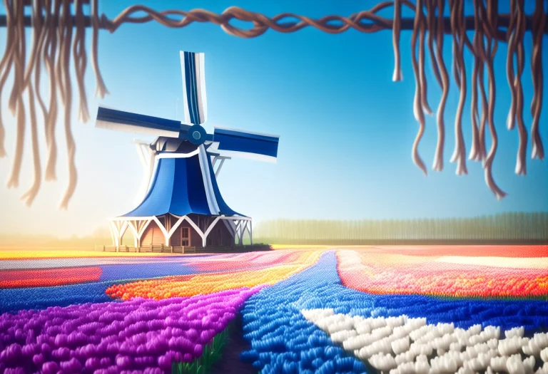 A High-resolution, Create An Image Of Smooth Holland Tulips...