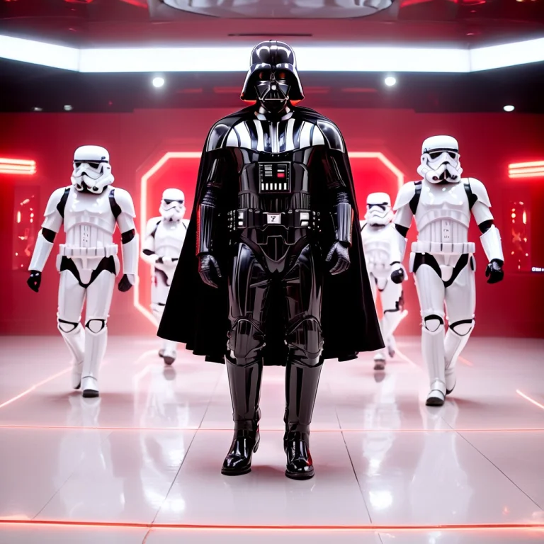Sleek Cybernetic Line Dance, Whiteember Style. Darth Vader A...