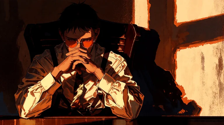 Subject And Action Gendo Ikari From Neon Genesis Evangelion,...