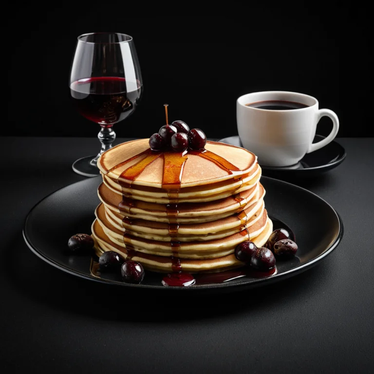 Foodinkblack, Product Photography Of A Stack Of Pancakes, On...