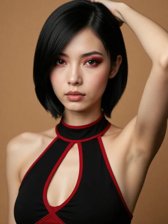 Adadappcz, 1girl, Solo, High-detail A Photorealistic Upper-b...