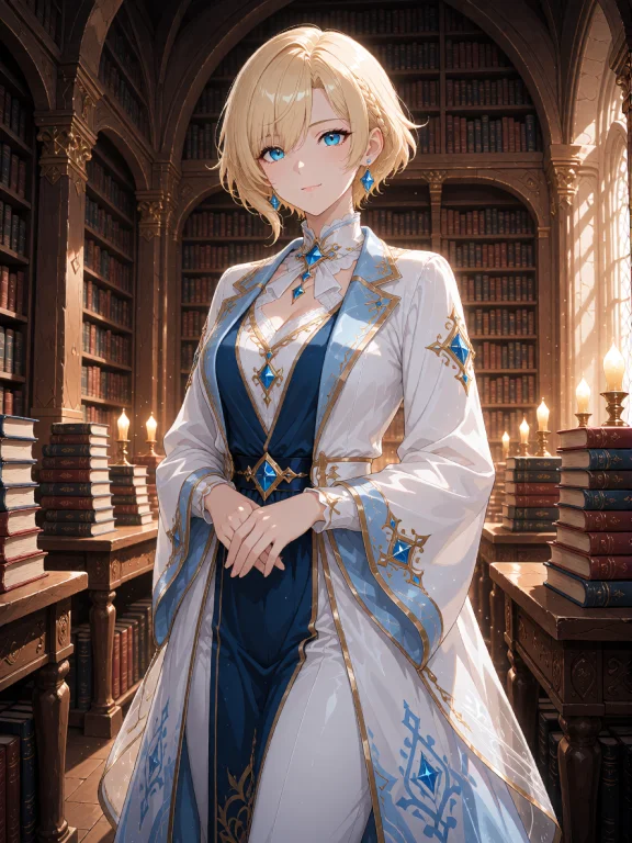 A Poised, Elegant Anime Depiction Of Helena Douglas From Dea...