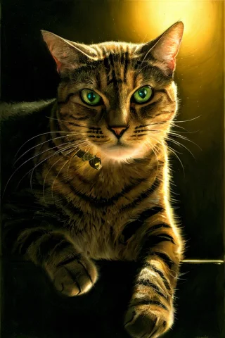 A Portrait Of Nkoctst, Oil Painting, Matte Painting, Black B... — Stable Diffusion AI Prompt: a portrait of nkoctst, oil painting, matte painting, black background, Volumetri...