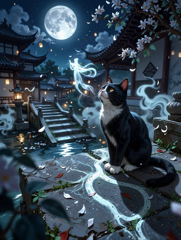 A Digital Illustration Shoot From A Low Angle, About A Seren...