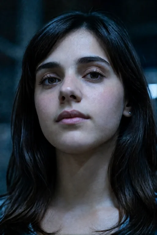 Ohwxperson. A Dramatic Low-angle Close-up Portrait Looking U...
