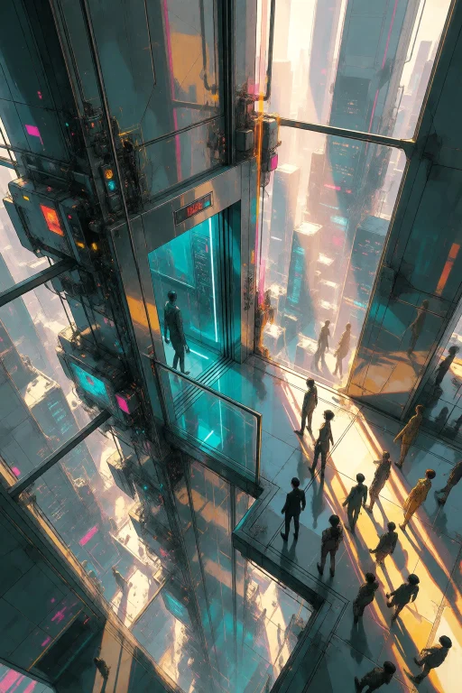 Strangedaal. In A Towering City, An Elevator, A Flickering H...