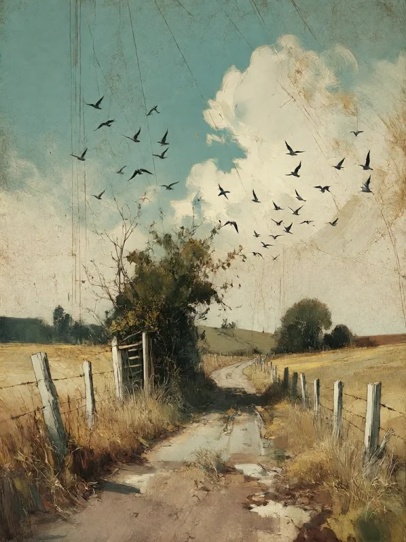 Bradhamel Art Style. A Textured, Impressionistic Painting Of...