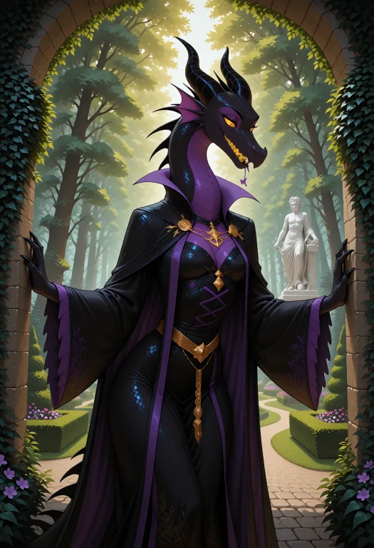 1girl, Solo, No Humans, Pressed Against Glass1.5, Maleficent...