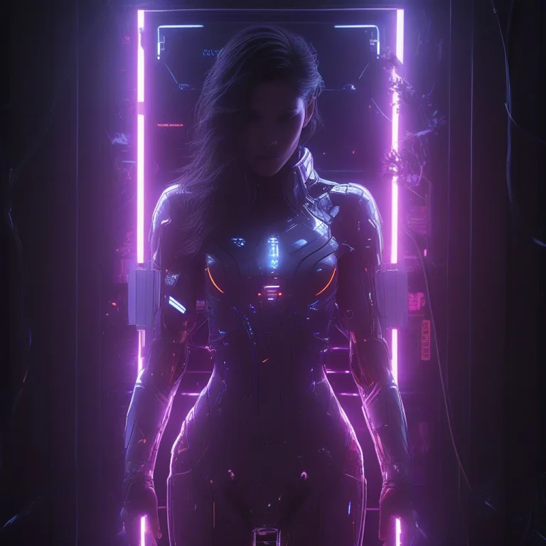 A Breathtaking Surreal Futuristic World Undergoing A Spectac...
