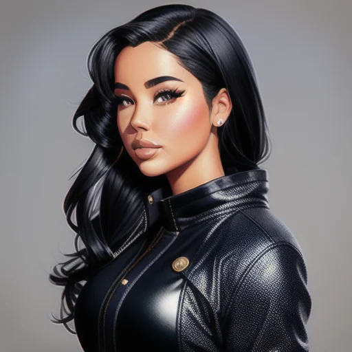 A Photo Portrait Of A Beautiful Female, Art By Fs2023 ,, Bes...