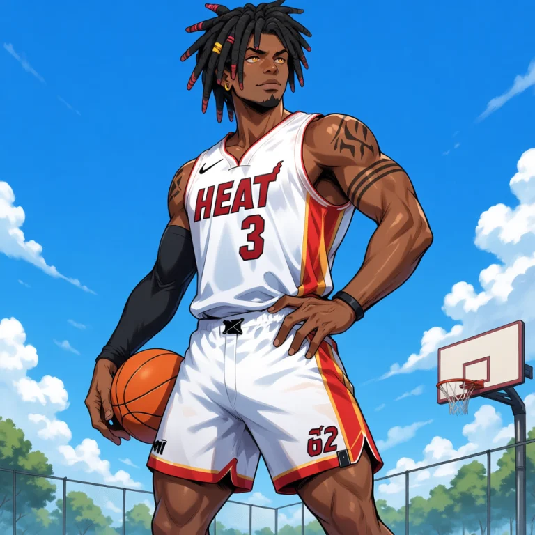 Masterpiece, Best Quality, Heat Jersey, Jersey, Basketball S...