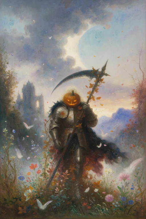 A Highly Detailed, Expressive Fantasy Painting, Atmospheric...